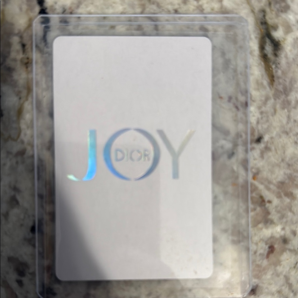 Dior Silver Card Game Joy